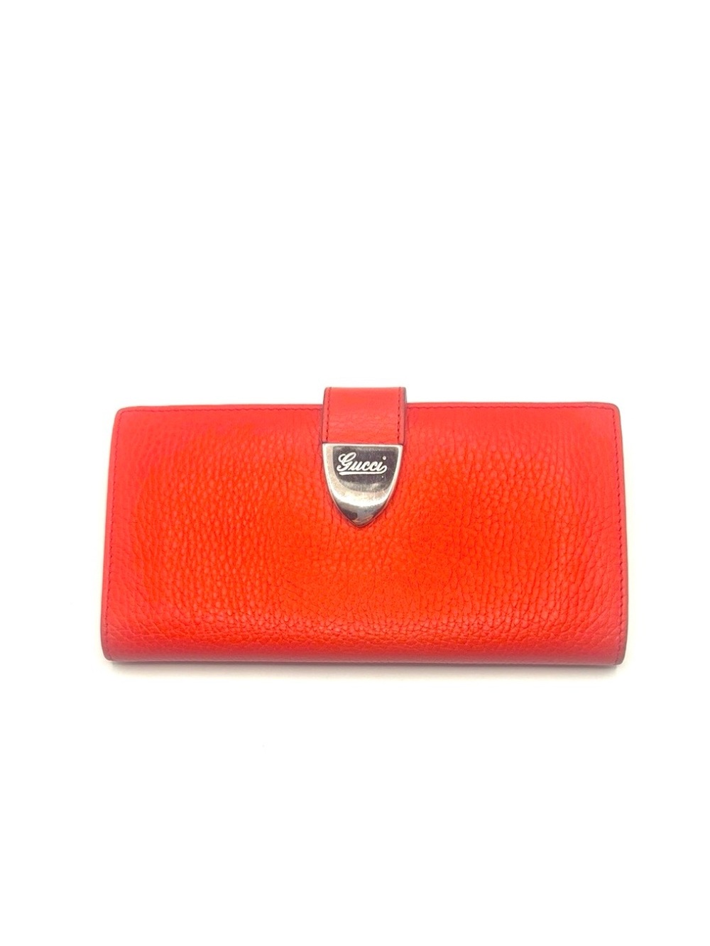 Authentic GUCCI Red Leather Long Wallet